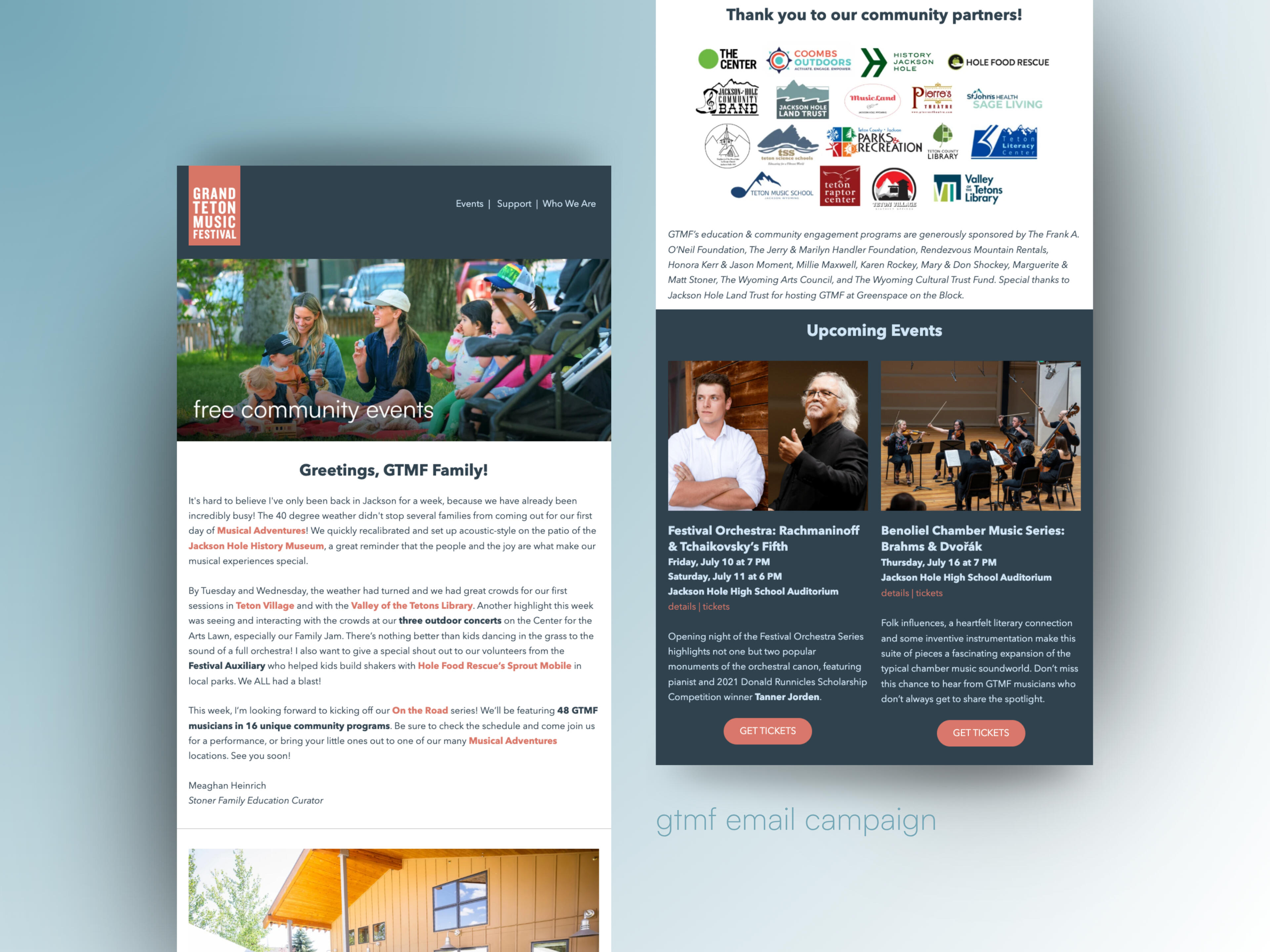 GTMF Email Campaign
